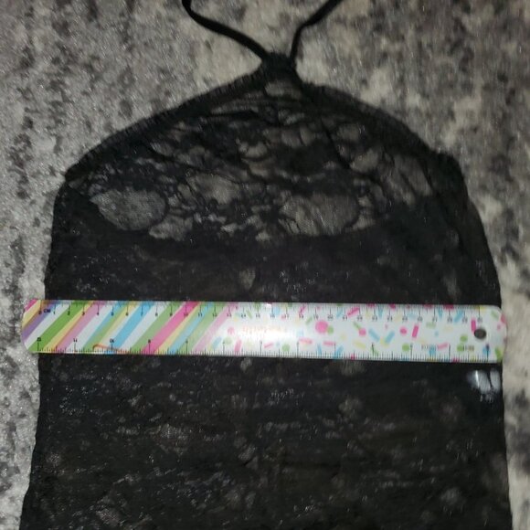 Velvet Kitten Sexy Black Mesh Top || EUC - Picture 7 of 8